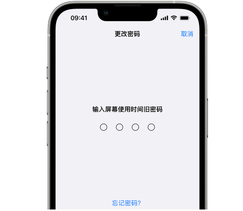 武冈iPhone屏幕维修分享iPhone屏幕使用时间密码忘记了怎么办 