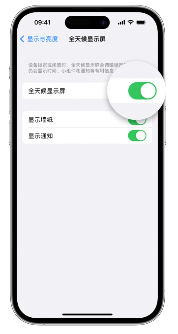 武冈苹果14维修店分享如何自定义 iPhone 14 Pro 常亮显示屏 