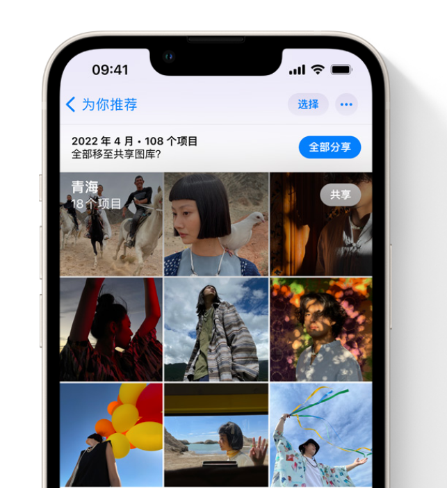 武冈苹果维修网点分享在 iPhone 上使用共享图库 