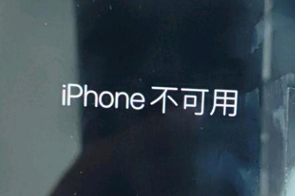 武冈苹果服务网点分享锁屏界面显示“iPhone 不可用”如何解决 